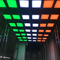 Système d'éclairage cinétique dmx led, treuil de lumière carré