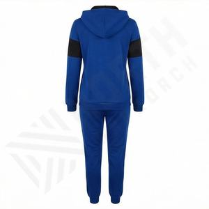 Conjunto Deportivo de Diseño Personalizado de Fábrica, 100% Algodón, Pantalones Deportivos con Cremallera, Sudaderas con Capucha, Conjuntos para Correr, Ropa Deportiva Premium para Mujer - Product Image 2