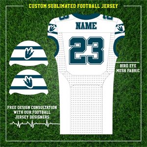 Wholesale Custom Sublimation Breathable Anti-Bacterial Quick Dry American Football Uniform Jerseys <b>Pants</b> Sets for School College - Product Image 2