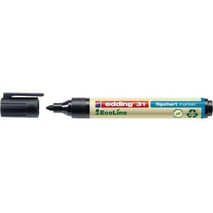 Edding 31 EcoLine 1,5-3mm Rotulador para flipchart negro - Product Image 1