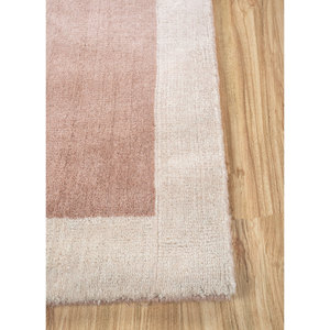 Handmade <b>Jean</b> Red Orange Wool Rugs 3D Room Hallway Bedside Rugs for Home Decor Viscose Rectangular Shape Solid Color HLW-94 - Product Image 4