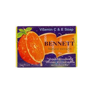 Bennett Vitamin C & E Seifen riegel extrakte Bleaching und Aufhellung seife Thai Seife 130g x 4 Riegel