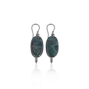Blood Agate Gemstone Earrings <b>Indian</b> Designer Gemstone Brass Fashion Earring Supplier Jewelry Vintage Collection Fashion Jewelry - Product Image 1