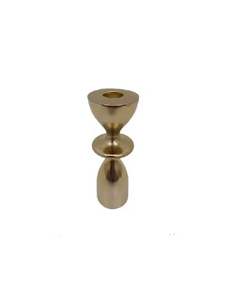 Wholesale Bulk Gold Color Aluminum Home Decorative Candle Stand T <b>Lite</b> Holder Brass Finishing Handmade Customized - Product Image 5