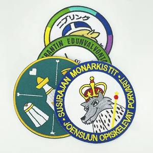 "High-Quality Custom Designer Embroidered Patches with Letters and Logo Fabric Badges for <b>Clothing</b> <b>Iron</b>-<b>On</b> Application - Product Image 6