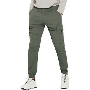Pantalones Deportivos Casuales para Hombre, a la Moda, con Logotipo Personalizado, Tela de Lona 100% Algodón Antiarrugas, Más Vendidos - Product Image 1