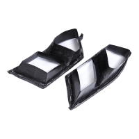 Garnitures de Conduit d'Air Avant en Fibre de Carbone Sec Véritable pour BMW M3 G80 M4 G82, Remplacement OEM de la Ventilation de Pare-chocs Avant
