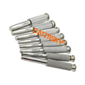 Aiguille d'insufflation laparoscopique manuelle Satinsky pour chirurgie abdominale, laparoscope Veress réutilisable, clips Hemolock - Product Image 6