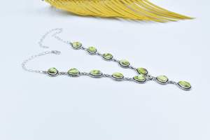 Collar de racimo de turquesa Palomino, joyería de plata de ley hecha a mano con cadena ajustable de 18 pulgadas para mujer - Product Image 2