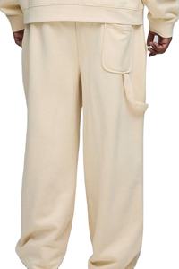 Men's Winter Midweight Polyester/Cotton Eco-Friendly Printed Hooded Drop Shoulder Drawstring Hoodie Sweatpants Fashion - Product Image 5