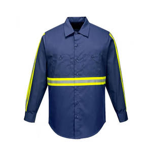 Venta al por mayor de alta visibilidad reflectante de seguridad Polo de manga larga de construcción de alta visibilidad de seguridad de trabajo camisa Polo 2025 - Product Image 5