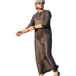 Muslim clothing arabic thobe/jubba for men supplier 2020
