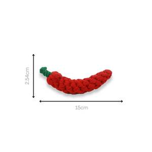 Jouet à mâcher en corde de piment fait main pour animaux de compagnie, jouet pour animaux de compagnie de qualité supérieure pour le soin des dents et l'exercice amusant - Product Image 4