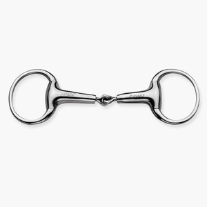 2025 Eggbutt Bradoon mèches à cheval en acier inoxydable de 13mm à joint simple produits de cheval en mousse de haute qualité - Product Image 2