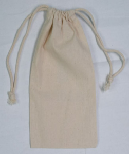 Wholesale Organic Cotton Drawstring & Zipper Closure Eco-Friendly Promotional Gift <b>Bags</b> with Custom Logo <b>Medium</b> <b>Size</b> - Product Image 6