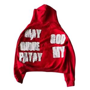 Custom Boxy Fit Heavyweight Mens Hoodie 100 algodón Drop Shoulder Oversized High Quality Blank Cropped Hoodie - Product Image 6