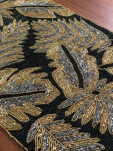 Luxury Beaded Handmade Durable Non-Slip Customizable Design Washable <b>Table</b> <b>Placemat</b> - Product Image 2