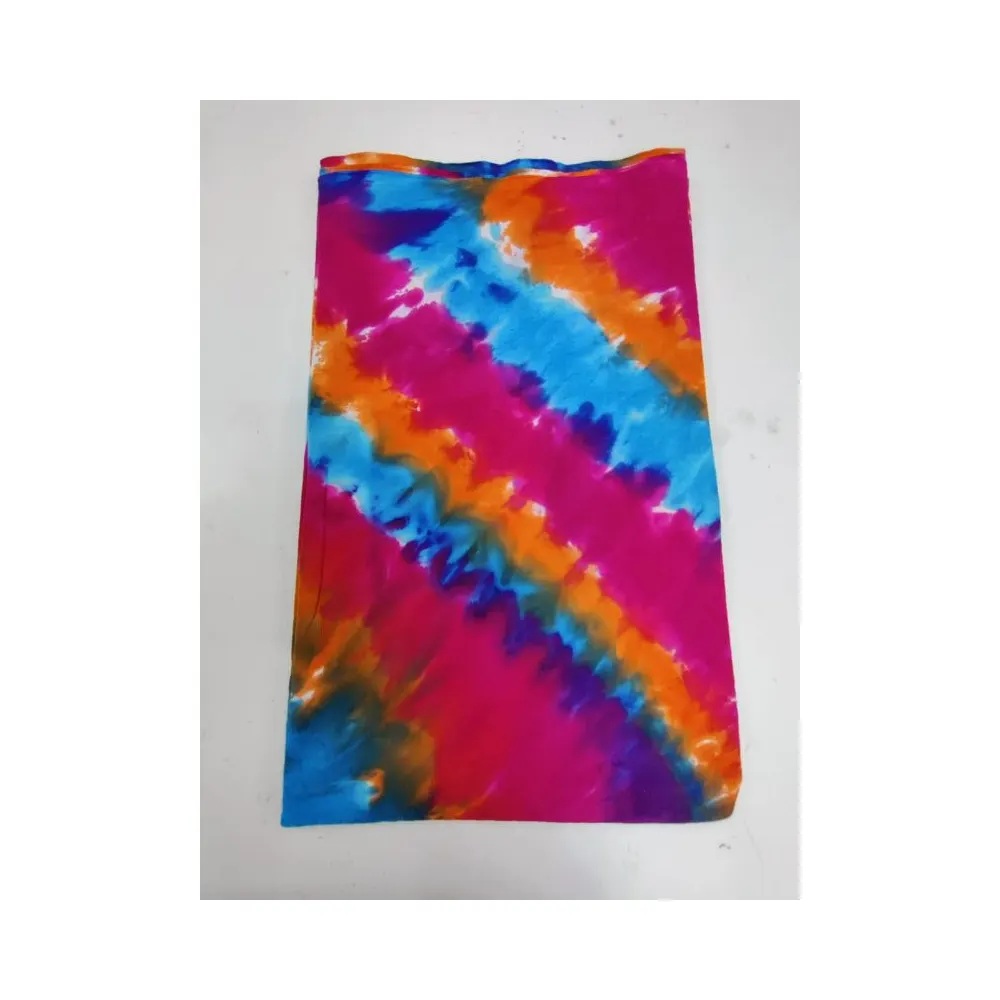 Tessuto indiano Tie-Dye fantasia Design morbido tessuto in maglia di puro cotone per felpe con cappuccio set di biancheria da letto prodotto fatto a mano