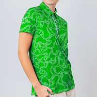 Chemise de golf pour femme de haute qualité, design uni, manches courtes, séchage rapide, tissu tricoté respirant, couleurs et logo personnalisables