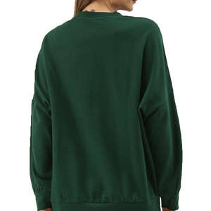 Venta al por mayor personalizado señoras cuello redondo de gran tamaño Sudadera con capucha impresa mujer para la temporada de primavera moda mujer sudadera - Product Image 3