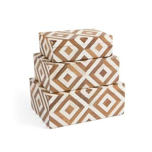 Vente chaude corne os boîte à bijoux en bois couleur personnalisée haute qualité mariage maison anneau stockage boîte à bijoux et accessoires - Product Image 2