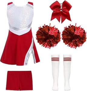 Meilleures nouveautés 2024, tendances, uniformes de cheerleading pour femmes adultes, strass, impression par transfert thermique, 100% polyester, OEM - Product Image 2