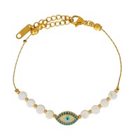 Pulsera de Moda con Dije de Ojo Turco