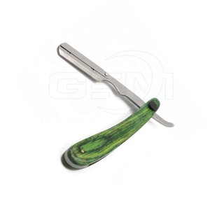 Wholesale GEMSTONE ENTERPRISES Edge Barber <b>Razor</b> with Premium Quality Stainless Steel Blade Durable Reusable Face <b>Razor</b> for Men - Product Image 4