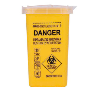 Conteneur de disposition d'aiguille de tatouage étanche sécurisé et durable avec couvercle de sécurité pour poignées de tatouage - Product Image 5