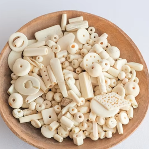 Perles rondes en os de buffle de qualité supérieure, sculptées à la main, style tribal, pour les créateurs de mode, les artisans, approvisionnement en vrac, AZ ENTERPRISES - Product Image 1