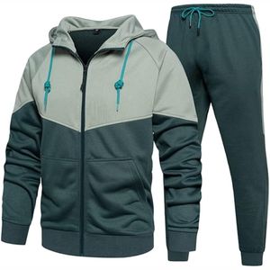 ชุดวอร์มเล่นกีฬาสำหรับผู้ชายพิมพ์ลายแบบ2-in-1ผ้าสแปนเด็กซ์/ ผ้าฝ้ายระบายอากาศได้ดี - Product Image 6