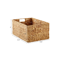 Paniers de rangement en rotin tressé multi-usages, écologiques, fonctionnels, décoratifs, emballage personnalisé, fabrication au Vietnam, OEM ODM