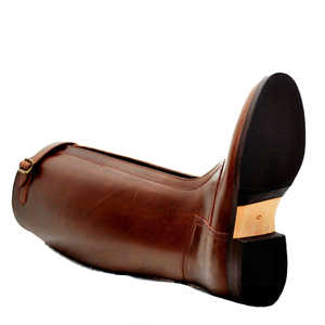 Botte d'équitation équestre en cuir de haute qualité Mini Chap adaptée aux chaps d'équitation de cheville - Product Image 4