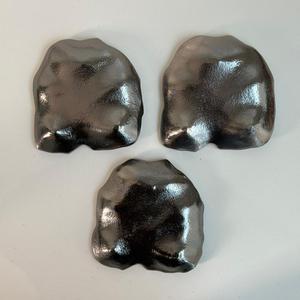 Ensemble de 3 plateaux à feuilles de haute qualité pour servir des collations sèches avec finition nickel noir par R B Overseas au prix le plus bas en Inde - Product Image 2