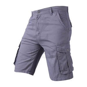 Venta caliente de algodón de verano bolsillos pantalones cortos Casual bolsillo Cargo pantalones cortos para hombres OEM pantalones cortos personalizados - Product Image 3