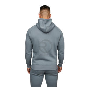 Pull en molleton personnalisé à col haut et lettres de mode épaississantes pour hommes - Product Image 3