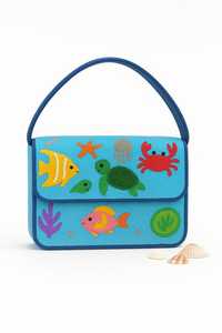 Sac à perles multicolores avec poignée, sac à main, sac à main décontracté, artisanat indien, fait à la main, sac baguette, - Product Image 3