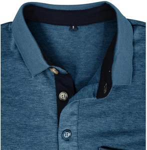 Camisas de Golf Casuales para Hombre, Clásicas, con Botones, Manga Corta, Color Sólido, de Algodón Tejido, Transpirables, que Absorben la Humedad, Elegantes - Product Image 5