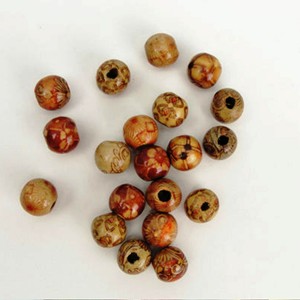 <b>Wooden</b> beads Custom Shape & Colored Wood Beads Shaped and Sized Hand <b>Crafted</b> Indian Product - Product Image 1
