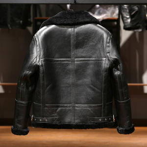 Chaquetas de hombre, chaquetas de hombre, chaqueta para hombre, chaquetas de talla grande con cremallera, chaqueta de cuero de motocicleta de cuero Pu para hombre - Product Image 3