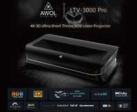 Projecteur laser à ultra courte focale LTV 3000 Pro UHD 4K 3D Ready, stéréo HIFI, home cinéma, langue d'exploitation française