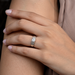 Rose Gold Plated Insect Solitaire <b>Ring</b> 18k Stainless Steel Open <b>Ring</b> - Product Image 5