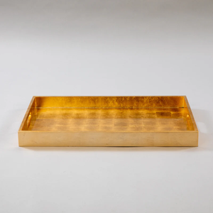 Meilleur prix plateau de service feuille d'or laque de haute qualité plateau de service en bois de luxe décor de table fait à la main du Vietnam B2B - Product Image 1