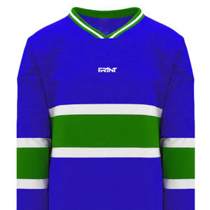 Personnalisé Hommes Double Face Haute Qualité 100% Polyester Maillot De Hockey Sur Glace Respirant Équipe Sportive Usine Strass Personnalisé - Product Image 3