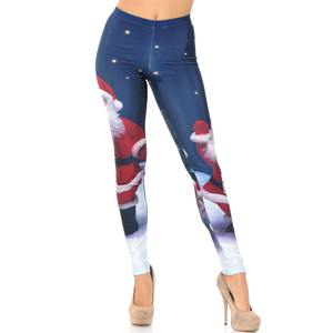 Legging de mujer de algodón 100% de alta calidad, logotipo de cintura media transpirable, diseño sin costuras, ropa deportiva informal para Fitness - Product Image 1