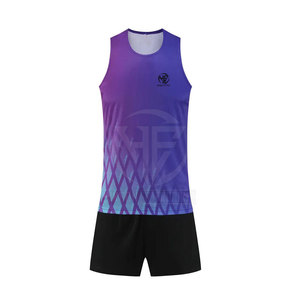 Uniforme de Atletismo para Hombre Hecho en Fábrica, Ropa Deportiva Profesional de Poliéster, Uniforme de Atletismo Ligero - Product Image 2