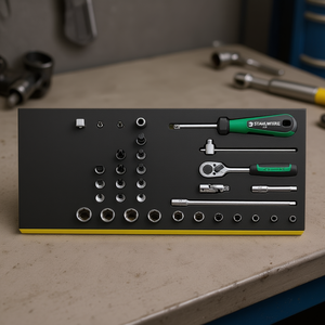 ชุดเครื่องมือซ็อกเก็ต Stahlwille ขนาด 1/4 นิ้ว 33 ชิ้น พร้อม TCS Inlay - Product Image 3