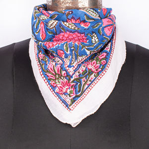 Soft Cotton Ethnic Printed Bandana <b>Square</b> Multi-Colour <b>Scarf</b> for Unisex Four Seasons Fashion & Outdoor Use for Daily Wear - Product Image 5