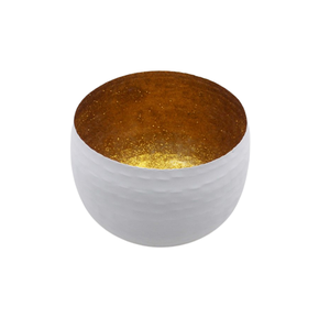 Modern Decorative Iron Votive <b>Holder</b> White <b>Marble</b> <b>Candle</b> Jar for Living Room & Tabletop Decoration Handmade Bulk - Product Image 1