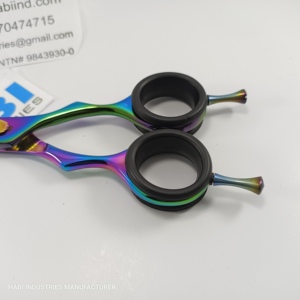 Tijeras de corte doblada de doble cola Tijeras de aseo para mascotas Tijeras veterinarias Tijeras de corte de pelo de gato de acero inoxidable alemán - Product Image 2